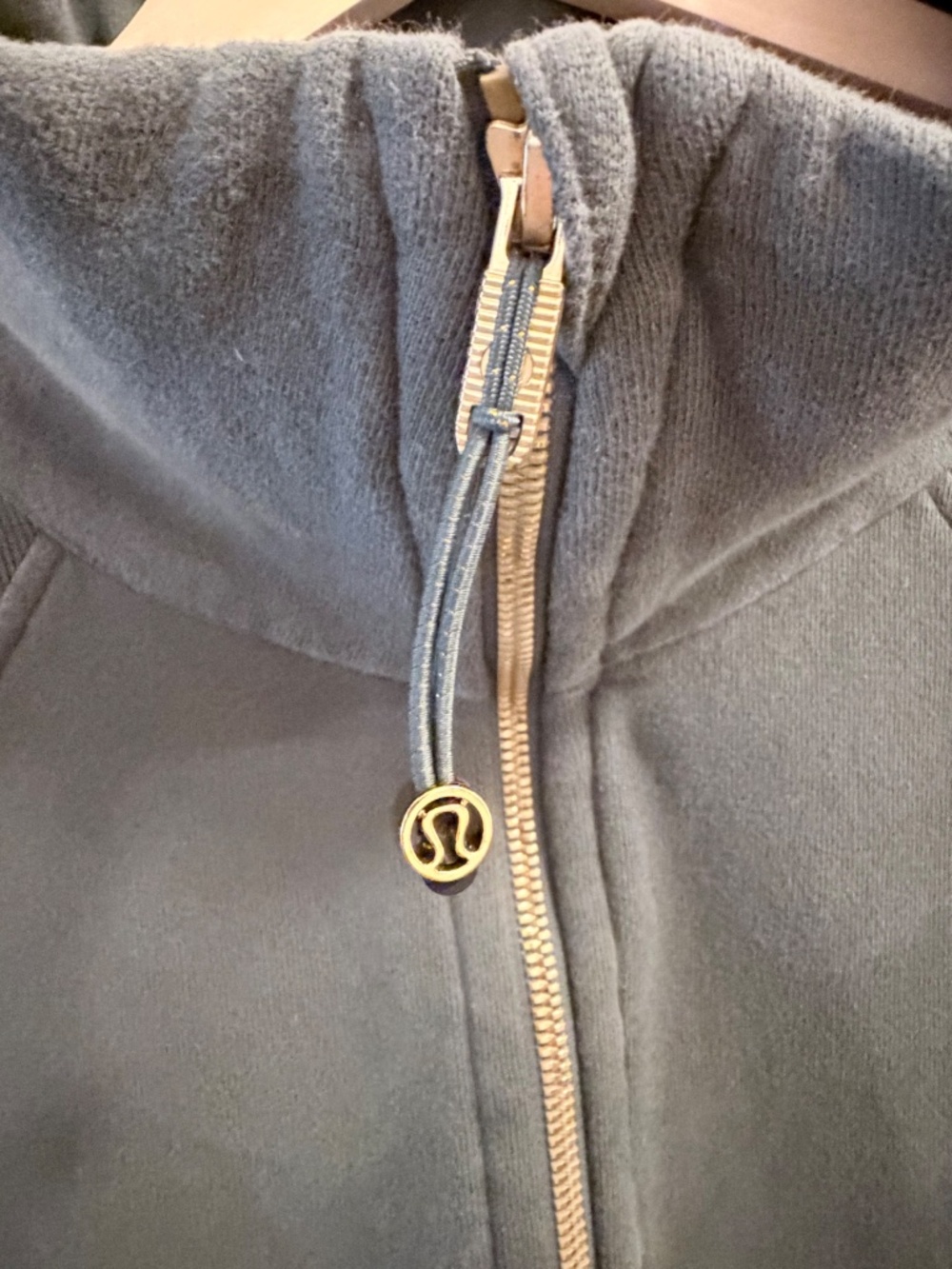 Lululemon Scuba Oversized Funnel-Neck Half Zip Long Dark Forest Gold XL/XXL - Picture 5 of 9